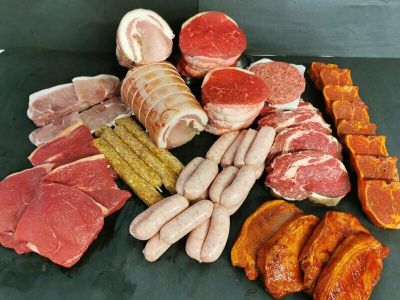 Range of meat products from Thatcham Butchers